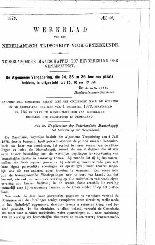 Eerste pagina van het artikel zoals het is gepubliceerd in het tijdschrift