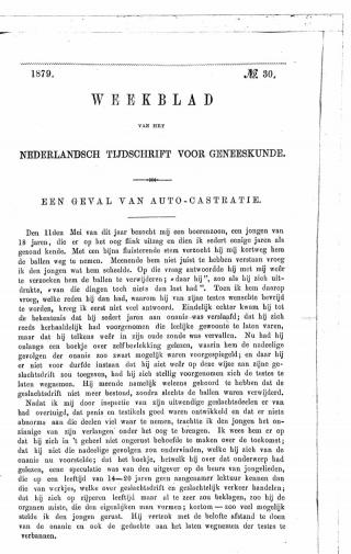 Eerste pagina van het artikel zoals het is gepubliceerd in het tijdschrift