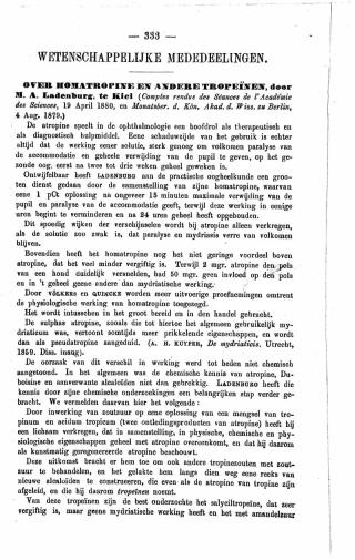 Eerste pagina van het artikel zoals het is gepubliceerd in het tijdschrift