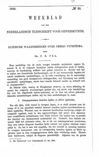 Eerste pagina van het artikel zoals het is gepubliceerd in het tijdschrift