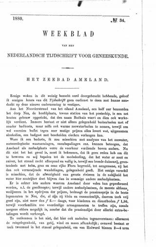 Eerste pagina van het artikel zoals het is gepubliceerd in het tijdschrift