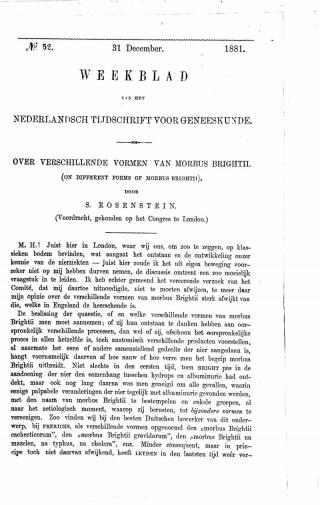 Eerste pagina van het artikel zoals het is gepubliceerd in het tijdschrift