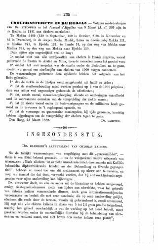 Eerste pagina van het artikel zoals het is gepubliceerd in het tijdschrift