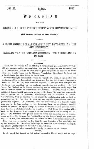 Eerste pagina van het artikel zoals het is gepubliceerd in het tijdschrift