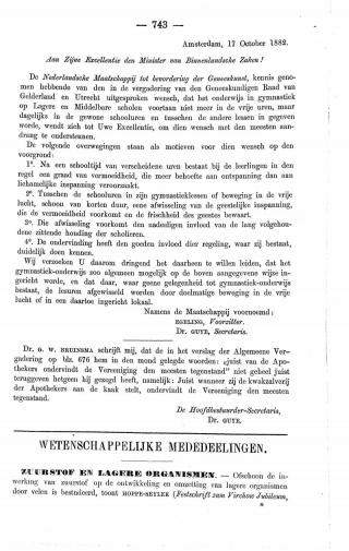 Eerste pagina van het artikel zoals het is gepubliceerd in het tijdschrift