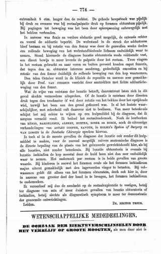 Eerste pagina van het artikel zoals het is gepubliceerd in het tijdschrift