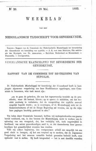 Eerste pagina van het artikel zoals het is gepubliceerd in het tijdschrift