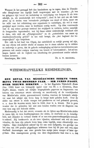 Eerste pagina van het artikel zoals het is gepubliceerd in het tijdschrift