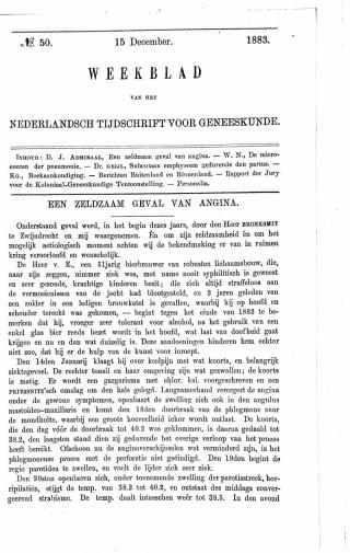 Eerste pagina van het artikel zoals het is gepubliceerd in het tijdschrift