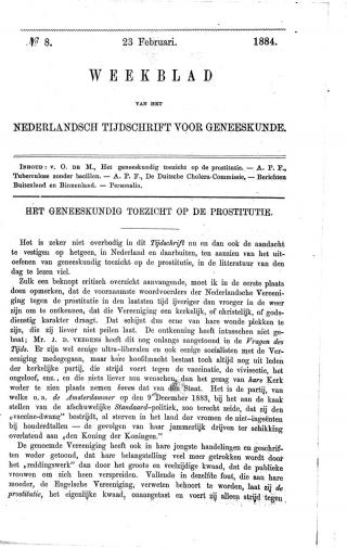 Eerste pagina van het artikel zoals het is gepubliceerd in het tijdschrift