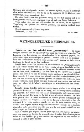 Eerste pagina van het artikel zoals het is gepubliceerd in het tijdschrift