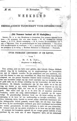 Eerste pagina van het artikel zoals het is gepubliceerd in het tijdschrift