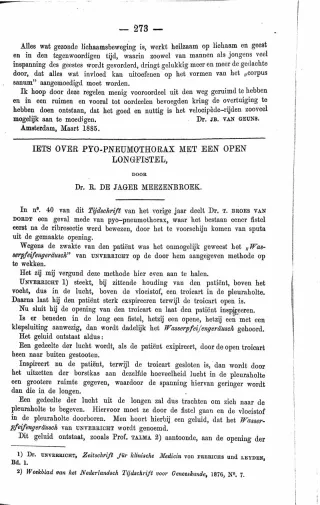 Eerste pagina van het artikel zoals het is gepubliceerd in het tijdschrift
