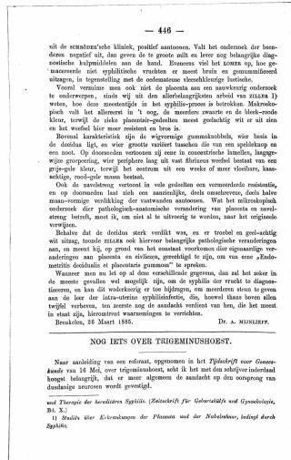 Eerste pagina van het artikel zoals het is gepubliceerd in het tijdschrift