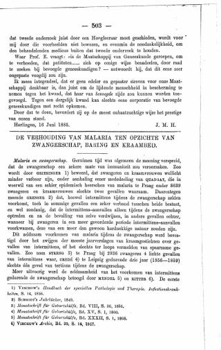 Eerste pagina van het artikel zoals het is gepubliceerd in het tijdschrift