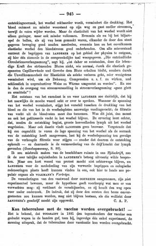 Eerste pagina van het artikel zoals het is gepubliceerd in het tijdschrift