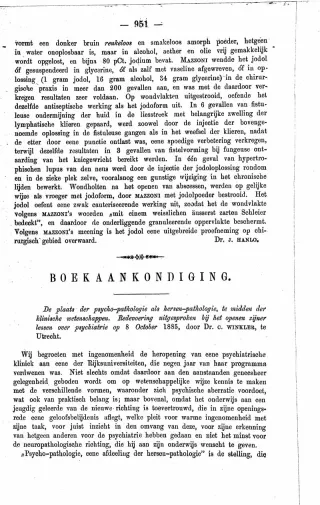 Eerste pagina van het artikel zoals het is gepubliceerd in het tijdschrift