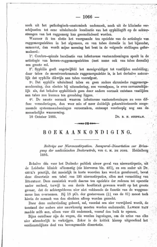 Eerste pagina van het artikel zoals het is gepubliceerd in het tijdschrift