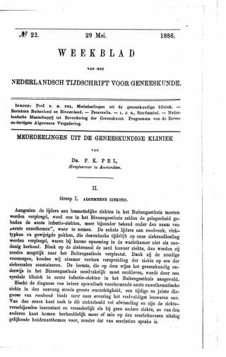 Eerste pagina van het artikel zoals het is gepubliceerd in het tijdschrift