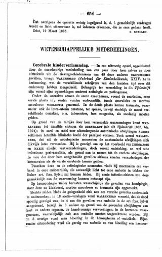 Eerste pagina van het artikel zoals het is gepubliceerd in het tijdschrift