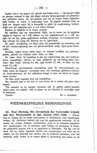 Eerste pagina van het artikel zoals het is gepubliceerd in het tijdschrift