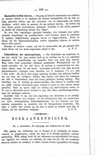 Eerste pagina van het artikel zoals het is gepubliceerd in het tijdschrift