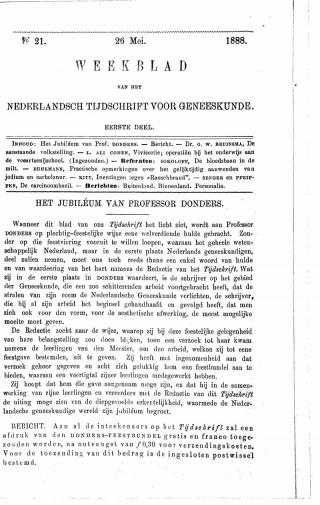 Eerste pagina van het artikel zoals het is gepubliceerd in het tijdschrift