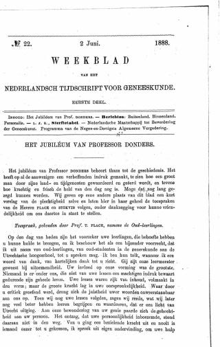 Eerste pagina van het artikel zoals het is gepubliceerd in het tijdschrift