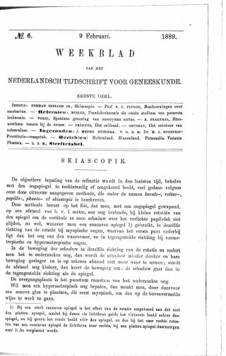 Eerste pagina van het artikel zoals het is gepubliceerd in het tijdschrift