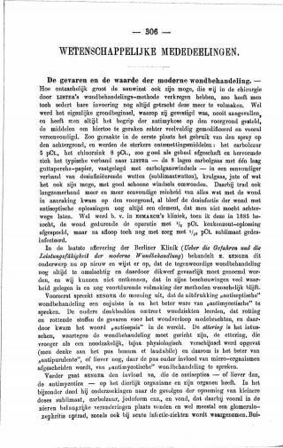 Eerste pagina van het artikel zoals het is gepubliceerd in het tijdschrift