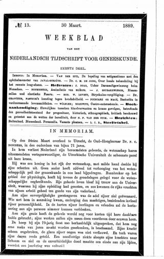 Eerste pagina van het artikel zoals het is gepubliceerd in het tijdschrift