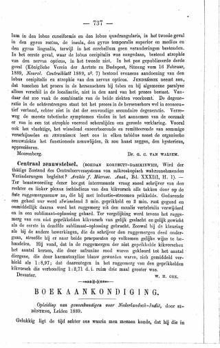 Eerste pagina van het artikel zoals het is gepubliceerd in het tijdschrift