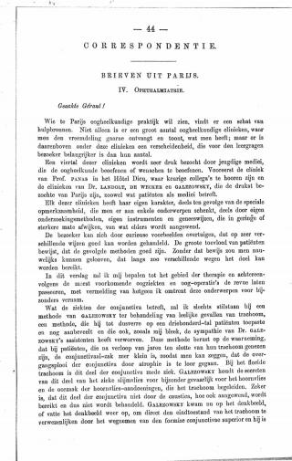 Eerste pagina van het artikel zoals het is gepubliceerd in het tijdschrift