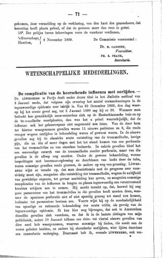 Eerste pagina van het artikel zoals het is gepubliceerd in het tijdschrift