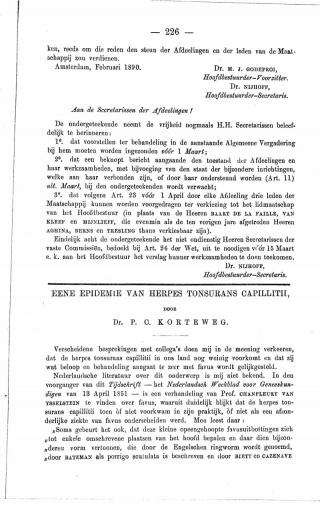 Eerste pagina van het artikel zoals het is gepubliceerd in het tijdschrift