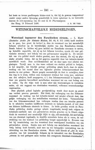 Eerste pagina van het artikel zoals het is gepubliceerd in het tijdschrift