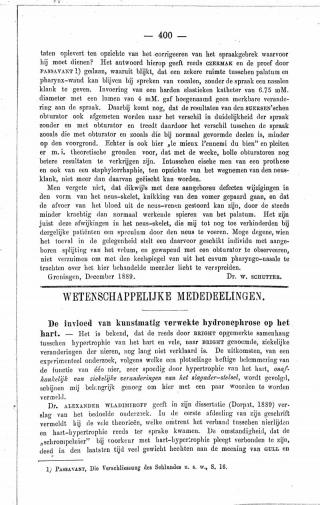 Eerste pagina van het artikel zoals het is gepubliceerd in het tijdschrift