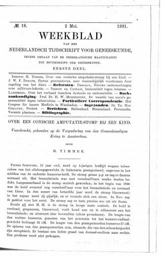 Eerste pagina van het artikel zoals het is gepubliceerd in het tijdschrift