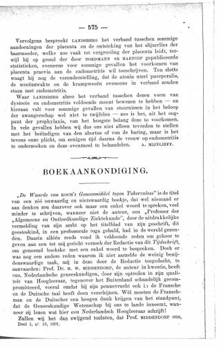 Eerste pagina van het artikel zoals het is gepubliceerd in het tijdschrift