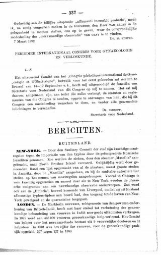 Eerste pagina van het artikel zoals het is gepubliceerd in het tijdschrift