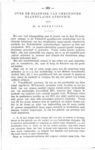 Eerste pagina van het artikel zoals het is gepubliceerd in het tijdschrift