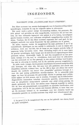 Eerste pagina van het artikel zoals het is gepubliceerd in het tijdschrift