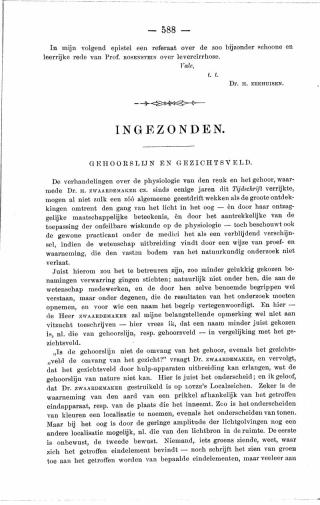 Eerste pagina van het artikel zoals het is gepubliceerd in het tijdschrift