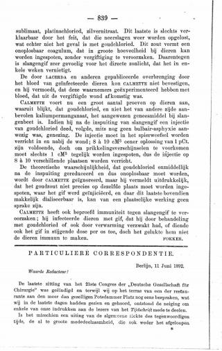 Eerste pagina van het artikel zoals het is gepubliceerd in het tijdschrift