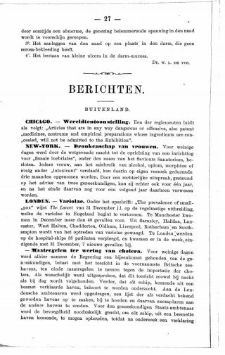 Eerste pagina van het artikel zoals het is gepubliceerd in het tijdschrift