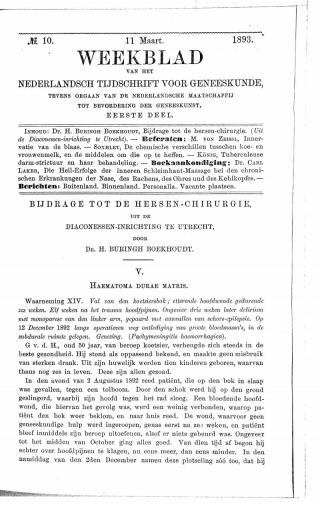 Eerste pagina van het artikel zoals het is gepubliceerd in het tijdschrift