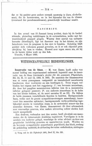 Eerste pagina van het artikel zoals het is gepubliceerd in het tijdschrift