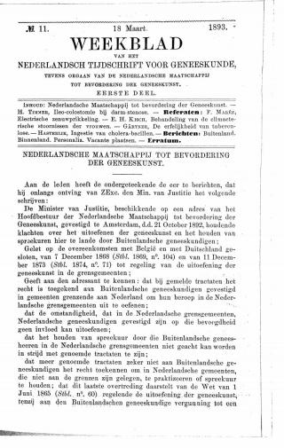 Eerste pagina van het artikel zoals het is gepubliceerd in het tijdschrift