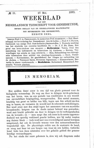 Eerste pagina van het artikel zoals het is gepubliceerd in het tijdschrift