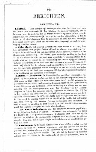 Eerste pagina van het artikel zoals het is gepubliceerd in het tijdschrift